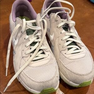 Nike Light Beige and Olive Sneakers